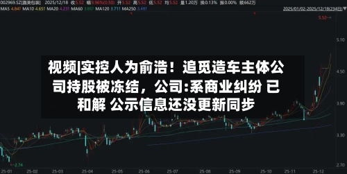视频|实控人为俞浩！追觅造车主体公司持股被冻结，公司:系商业纠纷 已和解 公示信息还没更新同步-第1张图片