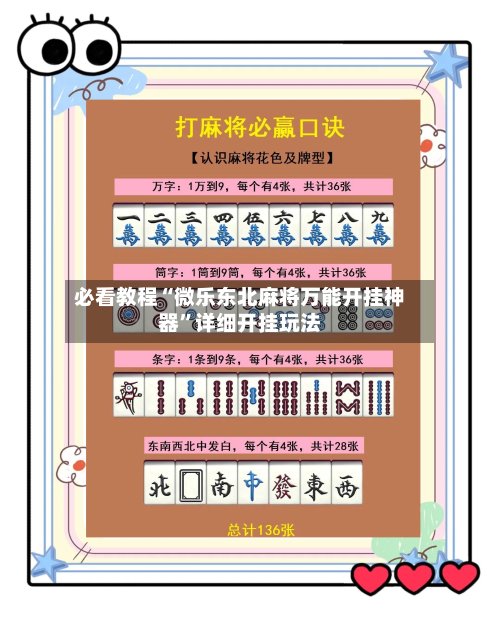 必看教程“微乐东北麻将万能开挂神器	”详细开挂玩法-第1张图片