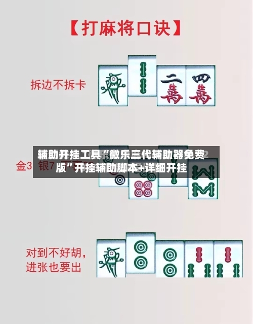 辅助开挂工具“微乐三代辅助器免费版”开挂辅助脚本+详细开挂-第1张图片