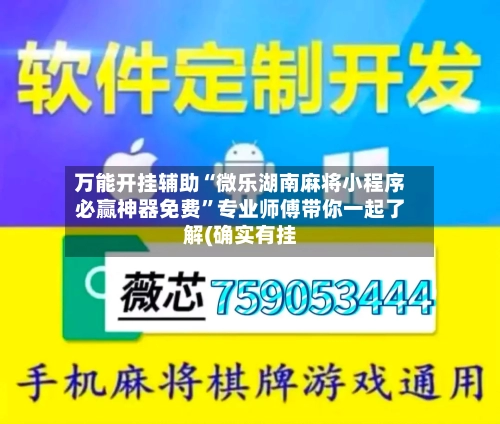 万能开挂辅助“微乐湖南麻将小程序必赢神器免费”专业师傅带你一起了解(确实有挂-第1张图片
