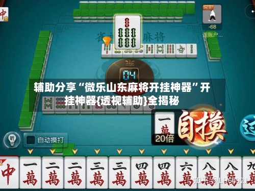 辅助分享“微乐山东麻将开挂神器”开挂神器{透视辅助}全揭秘-第1张图片