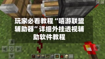 玩家必看教程“嘻游联盟辅助器”详细外挂透视辅助软件教程-第1张图片