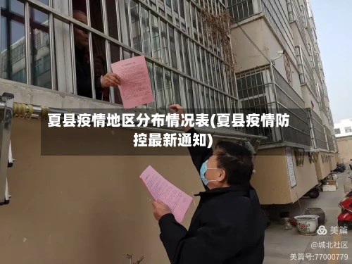 夏县疫情地区分布情况表(夏县疫情防控最新通知)-第1张图片