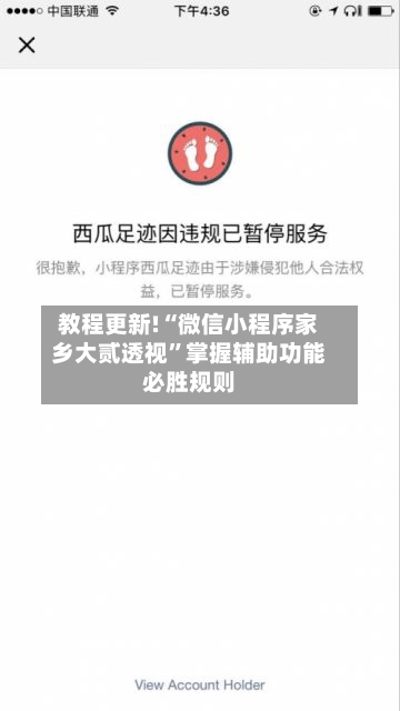 教程更新!“微信小程序家乡大贰透视	”掌握辅助功能必胜规则-第1张图片
