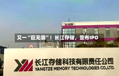 又一“巨无霸	”！长江存储，宣布IPO-第1张图片