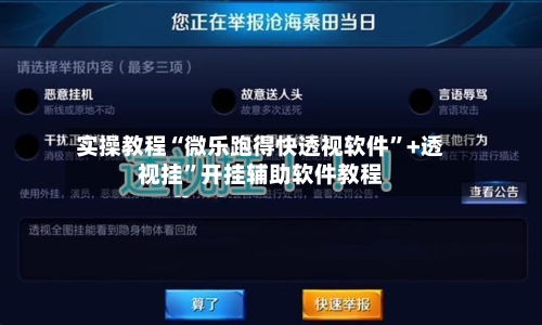 实操教程“微乐跑得快透视软件	”+透视挂”开挂辅助软件教程-第1张图片