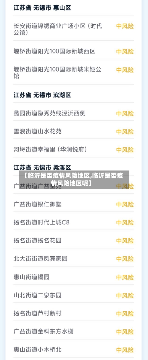 【临沂是否疫情风险地区,临沂是否疫情风险地区呢】-第1张图片