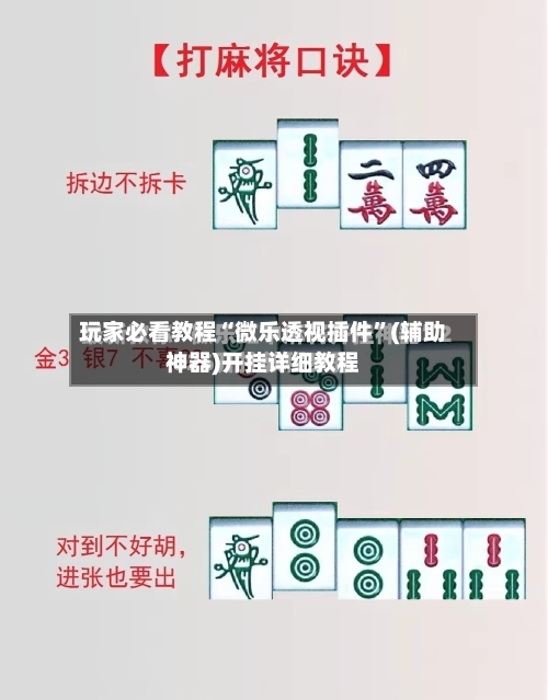 玩家必看教程“微乐透视插件”(辅助神器)开挂详细教程-第1张图片