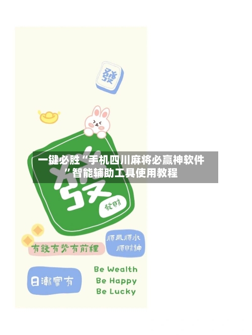 一键必胜“手机四川麻将必赢神软件	”智能辅助工具使用教程-第1张图片