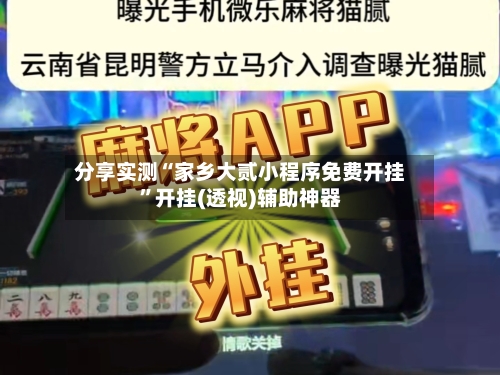 分享实测“家乡大贰小程序免费开挂	”开挂(透视)辅助神器-第1张图片