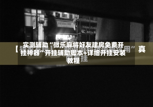 实测辅助“微乐麻将好友建房免费开挂神器”开挂辅助脚本+详细开挂安装教程-第1张图片