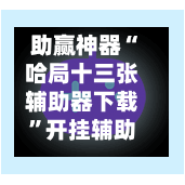 助赢神器“哈局十三张辅助器下载”开挂辅助脚本+详细开挂-第1张图片
