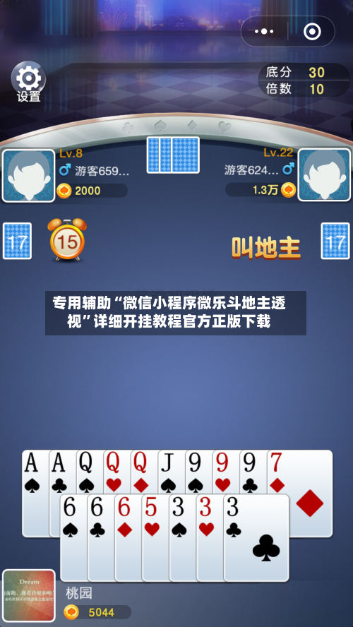 专用辅助“微信小程序微乐斗地主透视”详细开挂教程官方正版下载-第1张图片