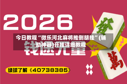 今日教程“微乐河北麻将推倒胡挂”(辅助神器)开挂详细教程-第1张图片
