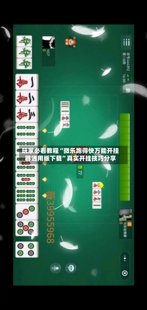 玩家必看教程“微乐跑得快万能开挂器通用版下载”真实开挂技巧分享-第1张图片