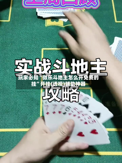 玩家必知“微乐斗地主怎么开免费的挂”开挂(透视)辅助神器-第1张图片