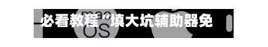 必看教程“填大坑辅助器免费安装”开挂(透视)最新辅助详细-第1张图片