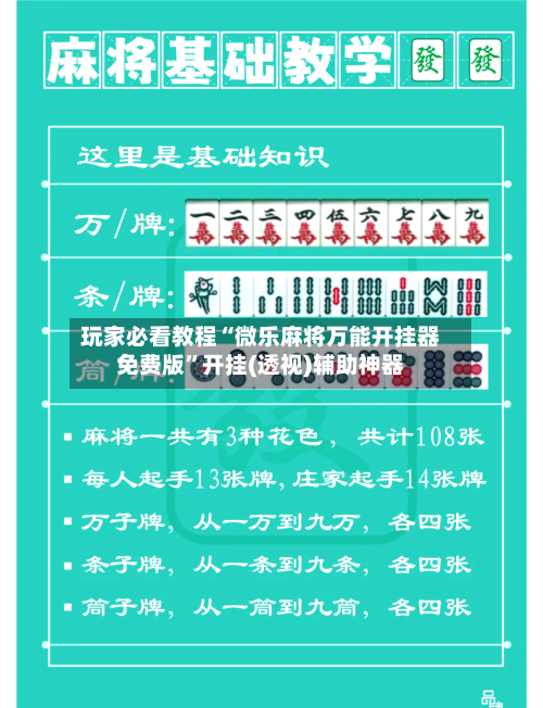 玩家必看教程“微乐麻将万能开挂器免费版	”开挂(透视)辅助神器-第1张图片