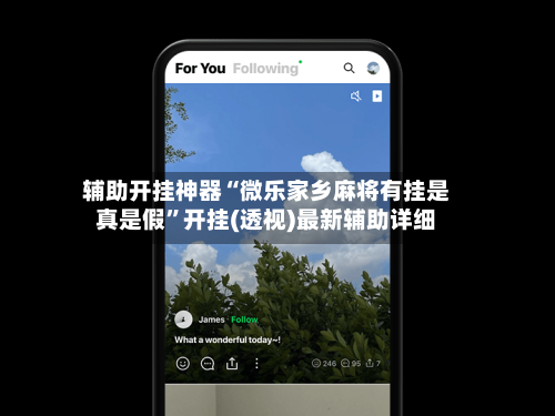 辅助开挂神器“微乐家乡麻将有挂是真是假”开挂(透视)最新辅助详细-第1张图片
