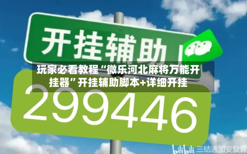 玩家必看教程“微乐河北麻将万能开挂器	”开挂辅助脚本+详细开挂-第1张图片
