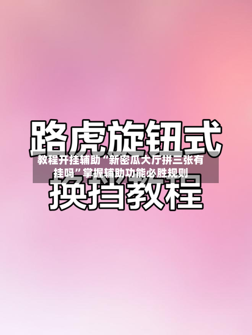 教程开挂辅助“新密瓜大厅拼三张有挂吗”掌握辅助功能必胜规则-第1张图片