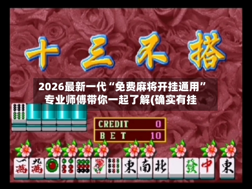 2026最新一代“免费麻将开挂通用”专业师傅带你一起了解(确实有挂-第1张图片