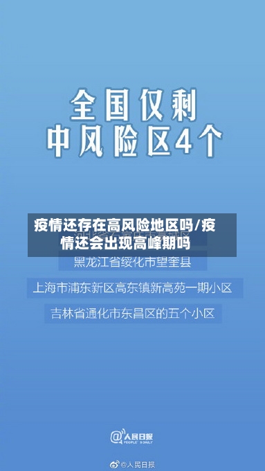 疫情还存在高风险地区吗/疫情还会出现高峰期吗-第1张图片