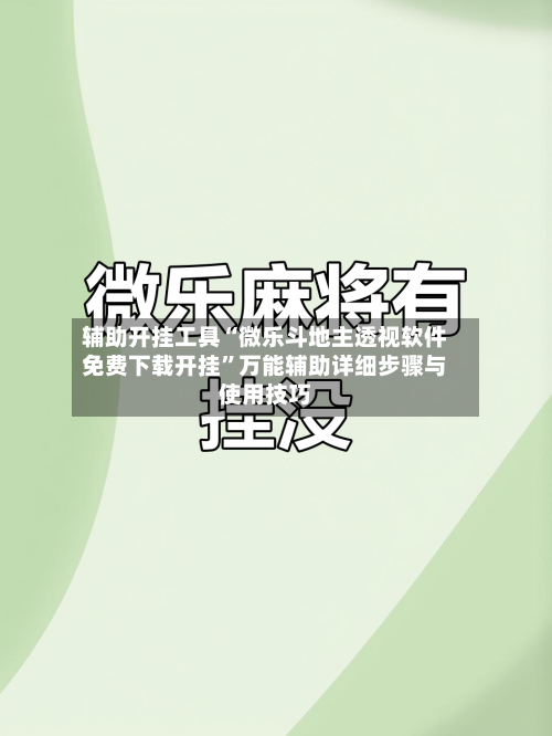 辅助开挂工具“微乐斗地主透视软件免费下载开挂”万能辅助详细步骤与使用技巧-第1张图片