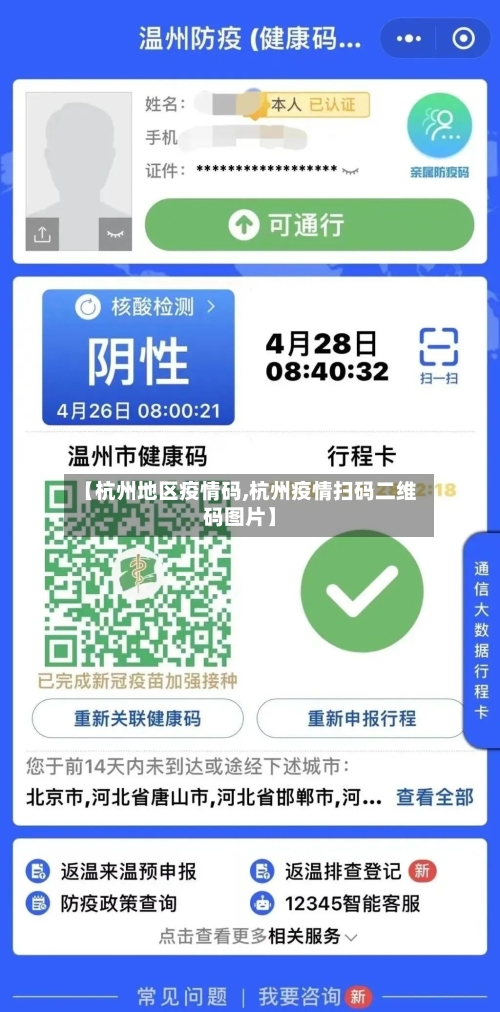 【杭州地区疫情码,杭州疫情扫码二维码图片】-第1张图片