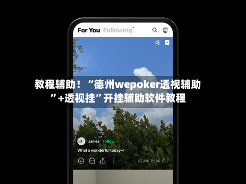 教程辅助！“德州wepoker透视辅助”+透视挂	”开挂辅助软件教程-第1张图片