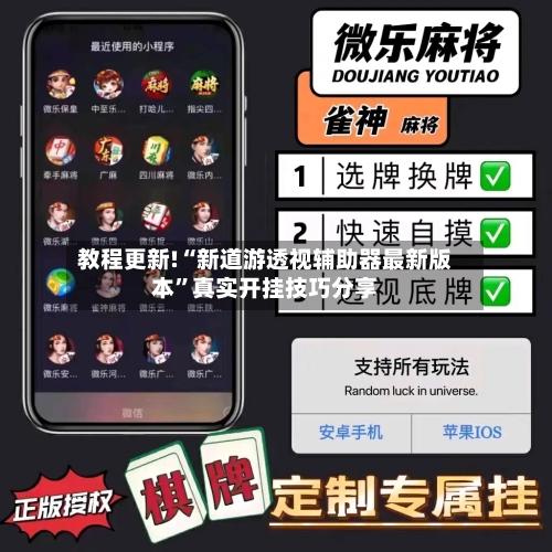 教程更新!“新道游透视辅助器最新版本”真实开挂技巧分享-第1张图片