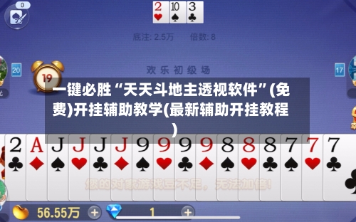 一键必胜“天天斗地主透视软件	”(免费)开挂辅助教学(最新辅助开挂教程)-第1张图片