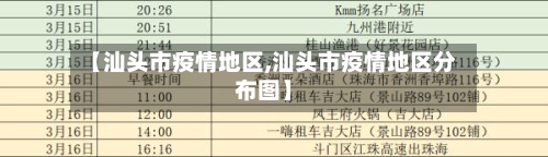 【汕头市疫情地区,汕头市疫情地区分布图】-第1张图片