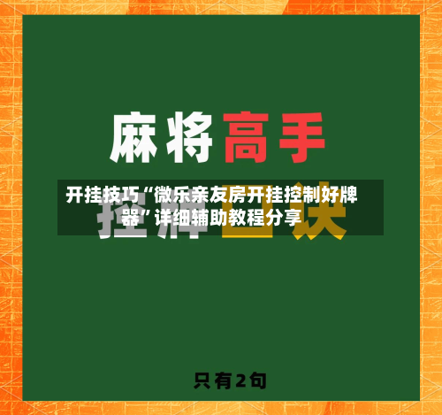 开挂技巧“微乐亲友房开挂控制好牌器”详细辅助教程分享-第1张图片