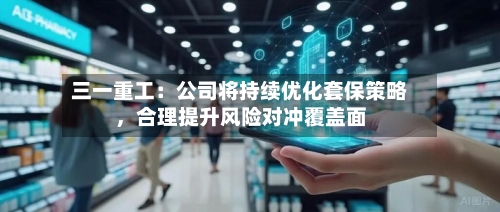 三一重工：公司将持续优化套保策略	，合理提升风险对冲覆盖面-第1张图片