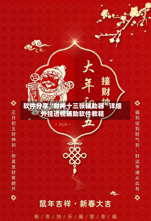 软件分享“财神十三张辅助器”详细外挂透视辅助软件教程-第1张图片