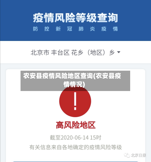 农安县疫情风险地区查询(农安县疫情情况)-第1张图片