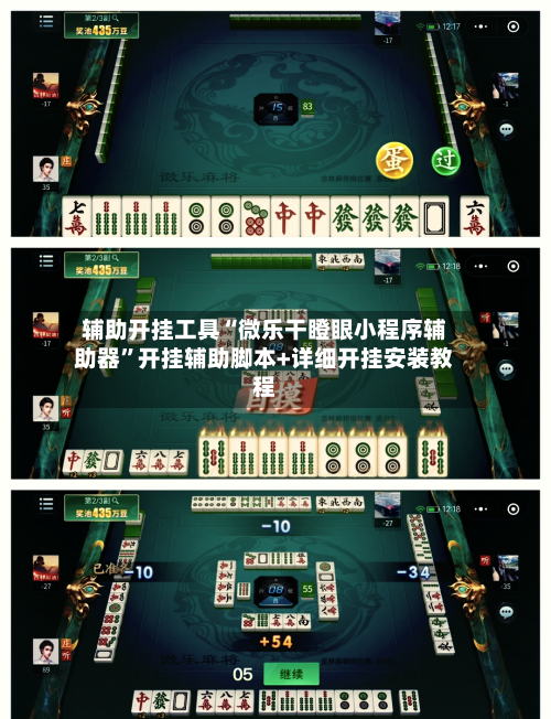 辅助开挂工具“微乐干瞪眼小程序辅助器”开挂辅助脚本+详细开挂安装教程-第1张图片